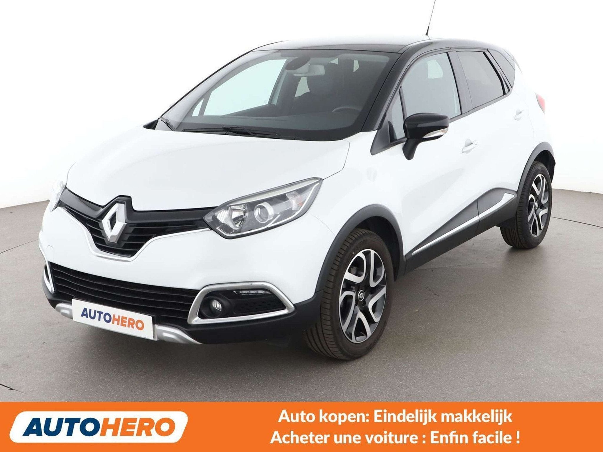 Renault Captur 1.2 TCe Energy Crossborder (bj 2017), Voorwielaandrijving, Zwart, Overige brandstoffen, Wit