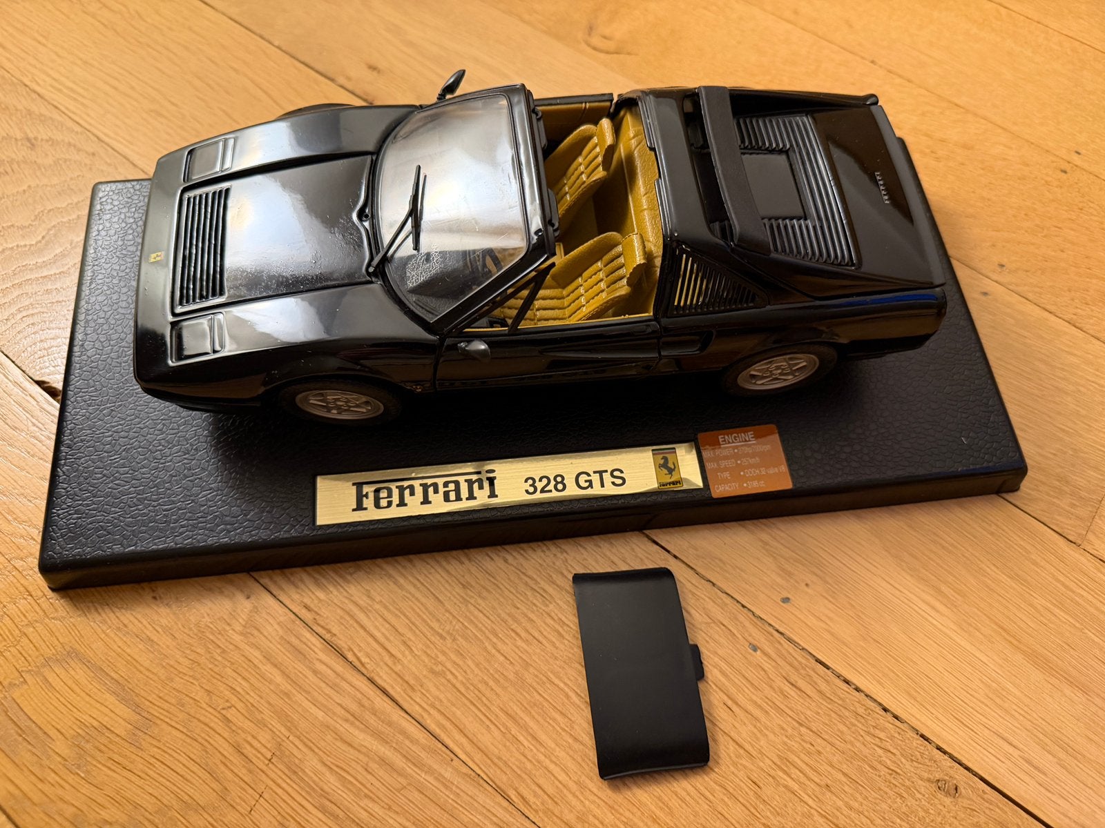 Ferrari 328 gts noire Anson 1:18, Hobby & Loisirs créatifs, Enlèvement, Comme neuf, Voiture, Anson