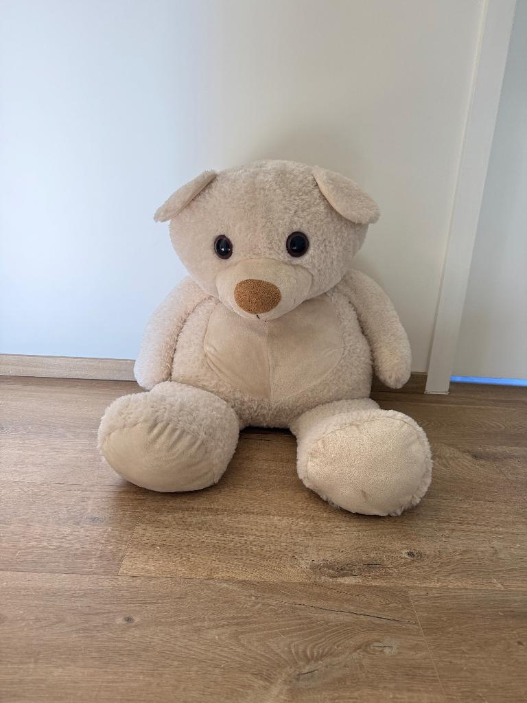 teddy beer, Enfants & Bébés, Jouets | Peluches, Comme neuf, Ours, Beige, Enlèvement