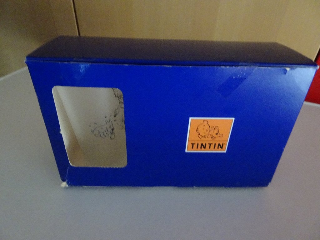 Boite de 3 verres givrés Tintin - Refresh, Enlèvement ou Envoi, Comme neuf, Verre à eau