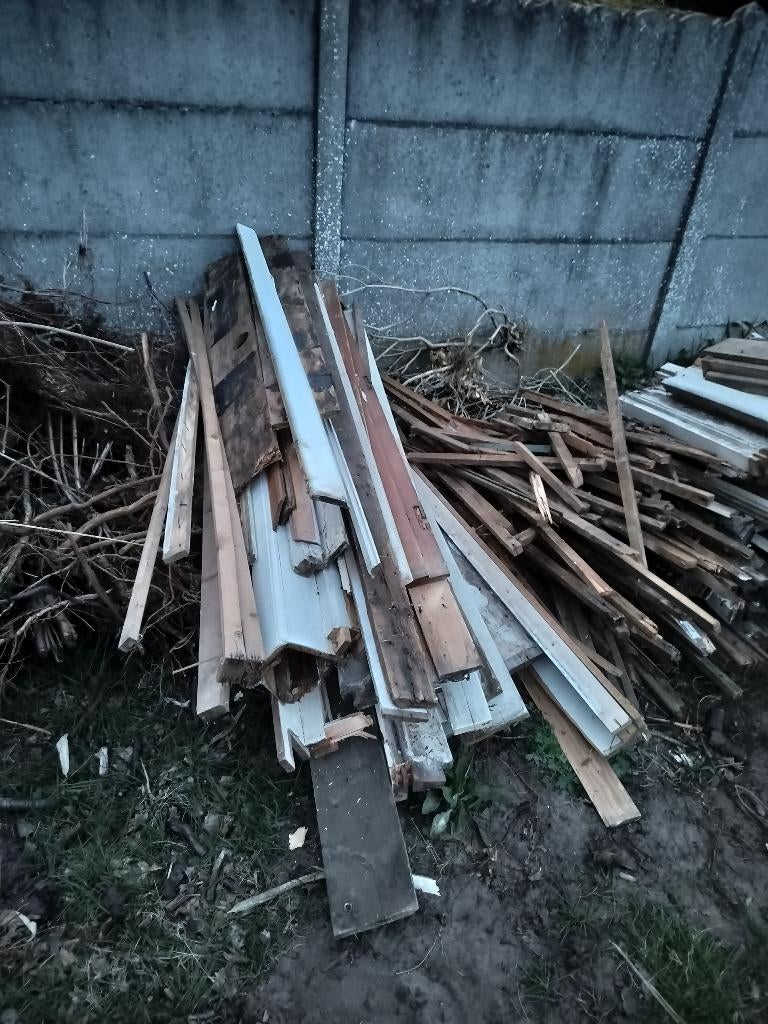 Gratis hout, Doe-het-zelf en Bouw, Hout en Planken, Ophalen, Gebruikt, Overige houtsoorten, Overige typen