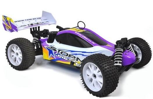 RC NITRO T2M Storm Pirate, Ophalen, Auto offroad, Zo goed als nieuw, Schaal 1:10