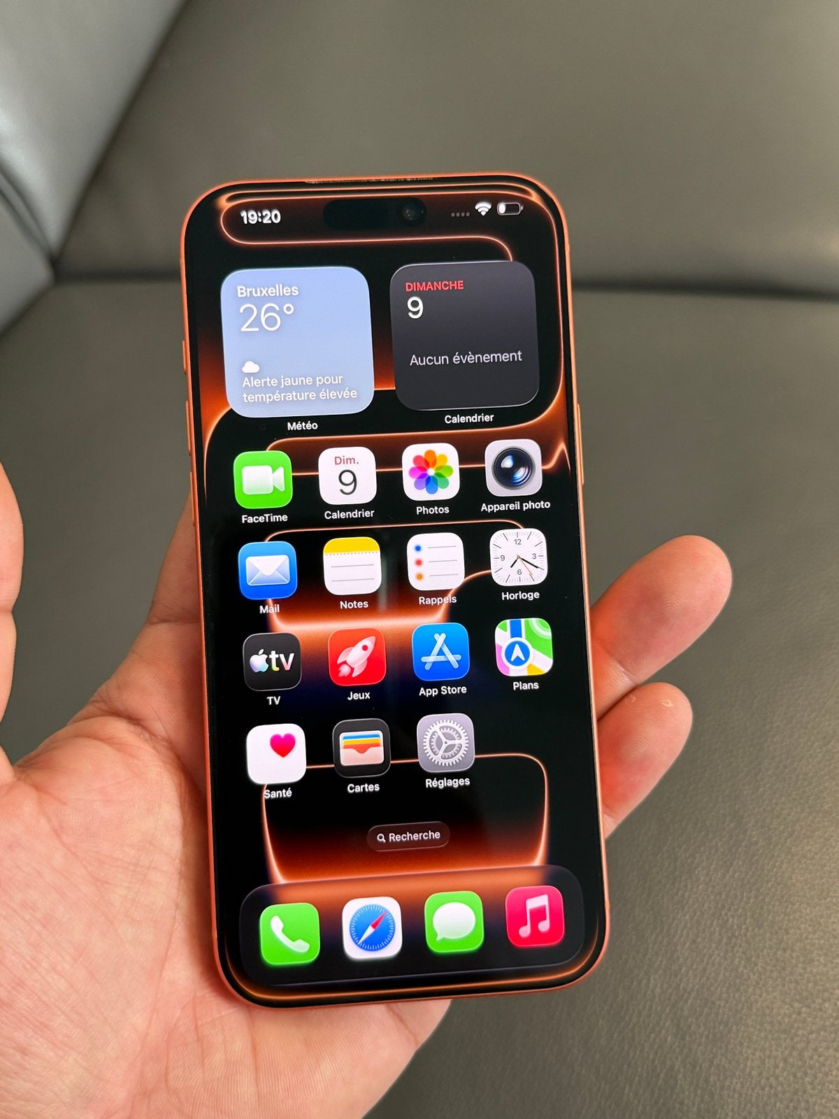 iPhone 17 Pro Max 256Gb Orange comme neuf, vd/éch, 256 GB, Autres modèles, Comme neuf, Enlèvement