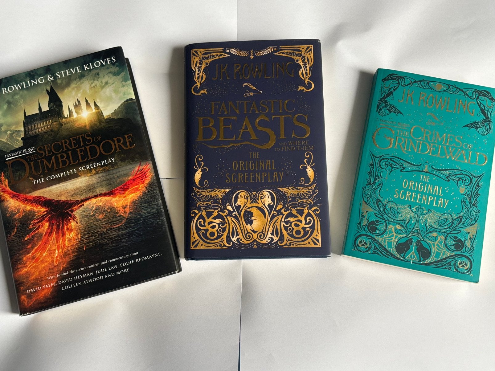 Lot 3 Livres "Fantastic Beasts" (SCRIPTS DE FILM EN ANGLAIS), Livres, Enlèvement, Utilisé, Fiction