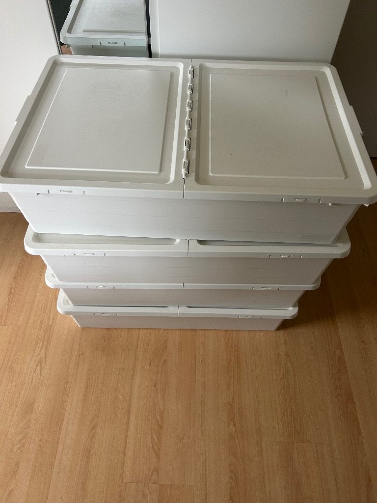 IKEA SOCKERBIT opbergbakken met deksel van 50x77x19 cm, Ophalen, Zo goed als nieuw