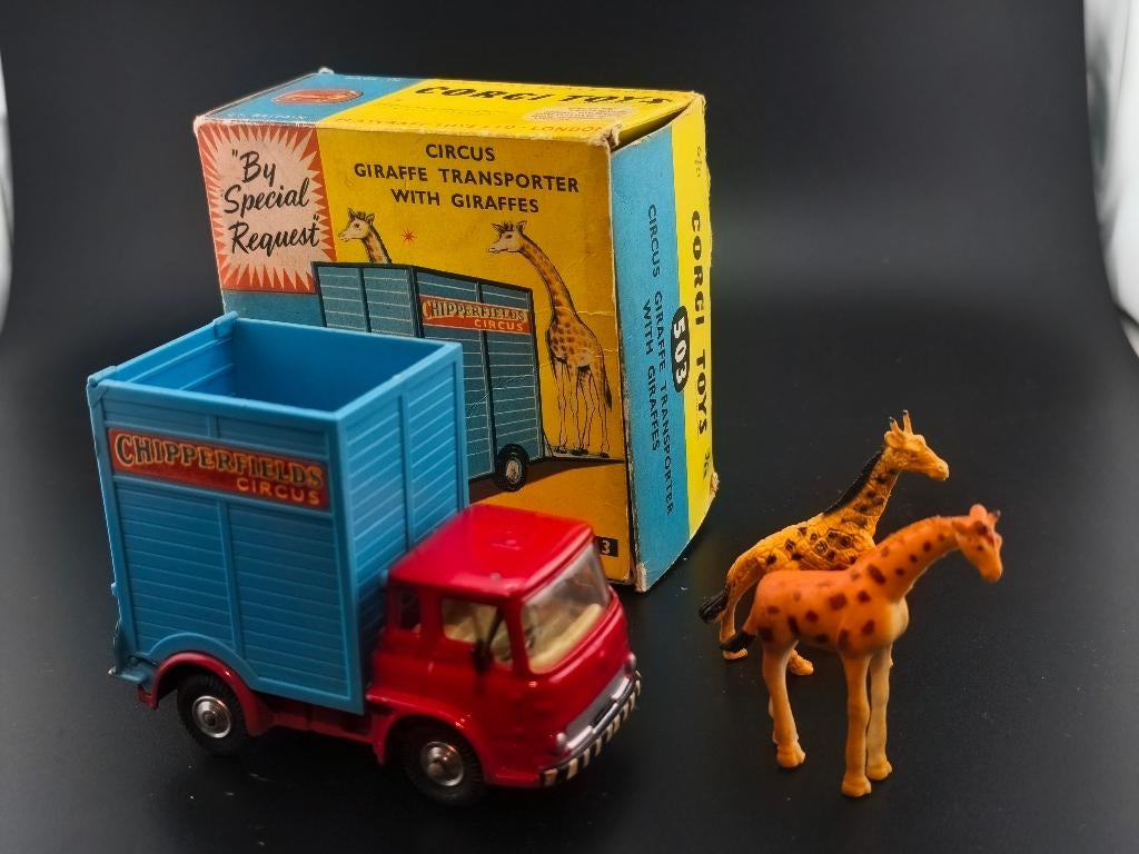 CORGI TOYS UK CHIPPERFIELD  BEDFORD TRANSPORT DE GIRAFE, Hobby & Loisirs créatifs, Enlèvement ou Envoi, Utilisé, Corgi
