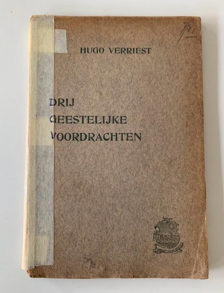 drij geestelijke voordrachten, Hugo Verriest, tweede uitgave, Ophalen of Verzenden, Gelezen