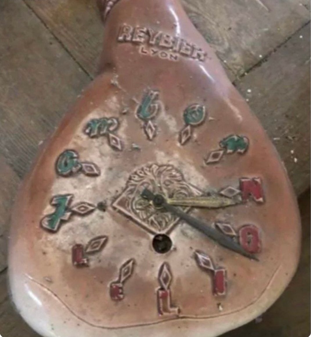 Ancienne horloge publicitaire Reybier Lyon, Enlèvement ou Envoi, Utilisé