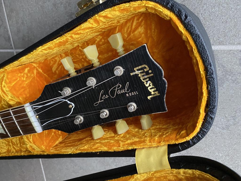 Gibson Les Paul GOLDTOP Custom Shop 1968 HEAVY AGED, Enlèvement, Comme neuf, Solid body, Gibson