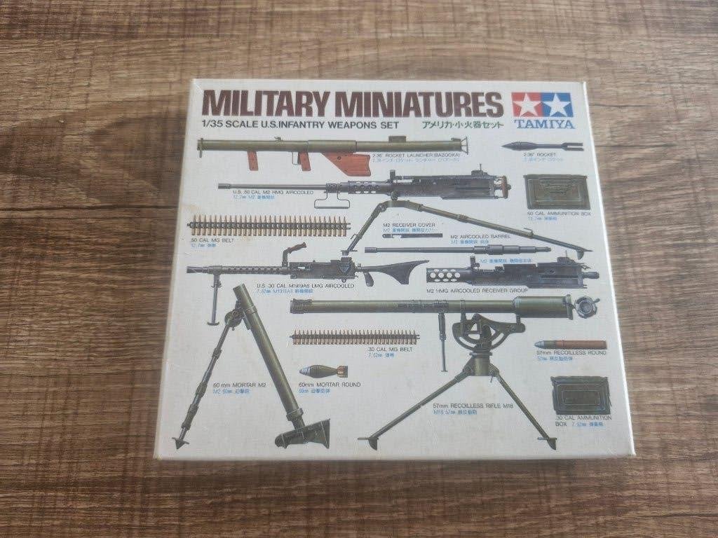Tamiya 1/35 U.S. Infantry Weapons Set, Hobby en Vrije tijd, Modelbouw | Figuren en Diorama's, Ophalen of Verzenden, Nieuw, 1:35 tot 1:50