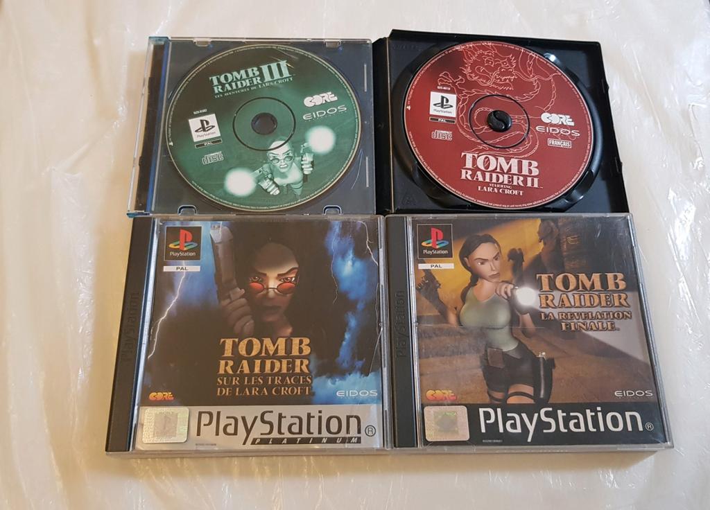 Lot 4 jeux Tomb raider ps1, Consoles de jeu & Jeux vidéo