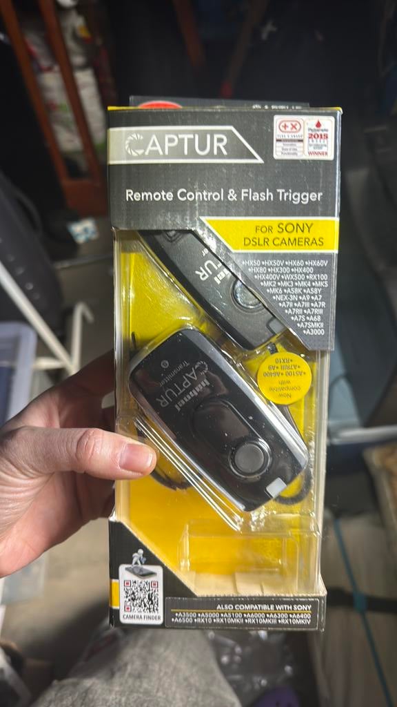 Remote control & flash trigger + receiver 4 sony dslr camera, Ophalen of Verzenden, Zo goed als nieuw