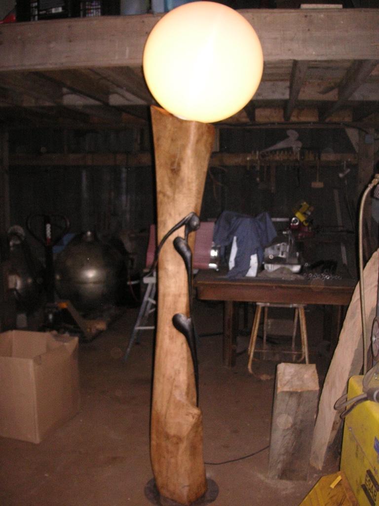 Scuplture Unique Bois et fer Forgé, Ophalen