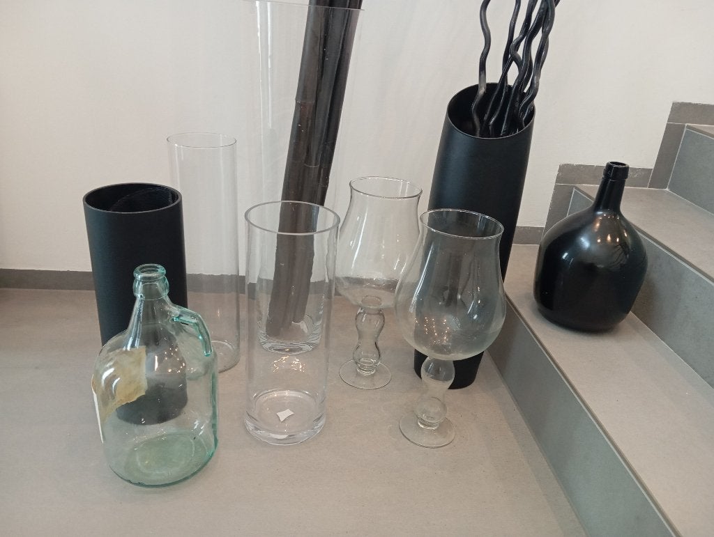 Lot vase en verre, Enlèvement, Verre