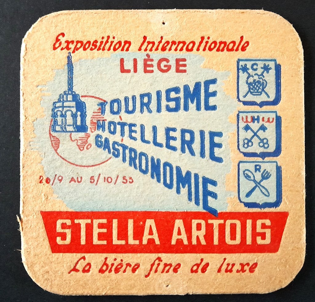 Brasserie Stella Artois Expo Liège, Envoi, Utilisé, Sous-bock, Stella Artois