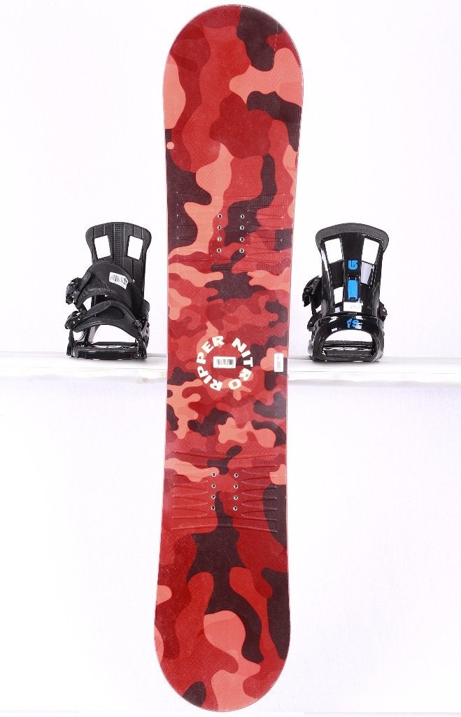 126 cm kinder snowboard NITRO RIPPER KIDS RED, FLAT/rocker, Sport en Fitness, Verzenden, Gebruikt, Board