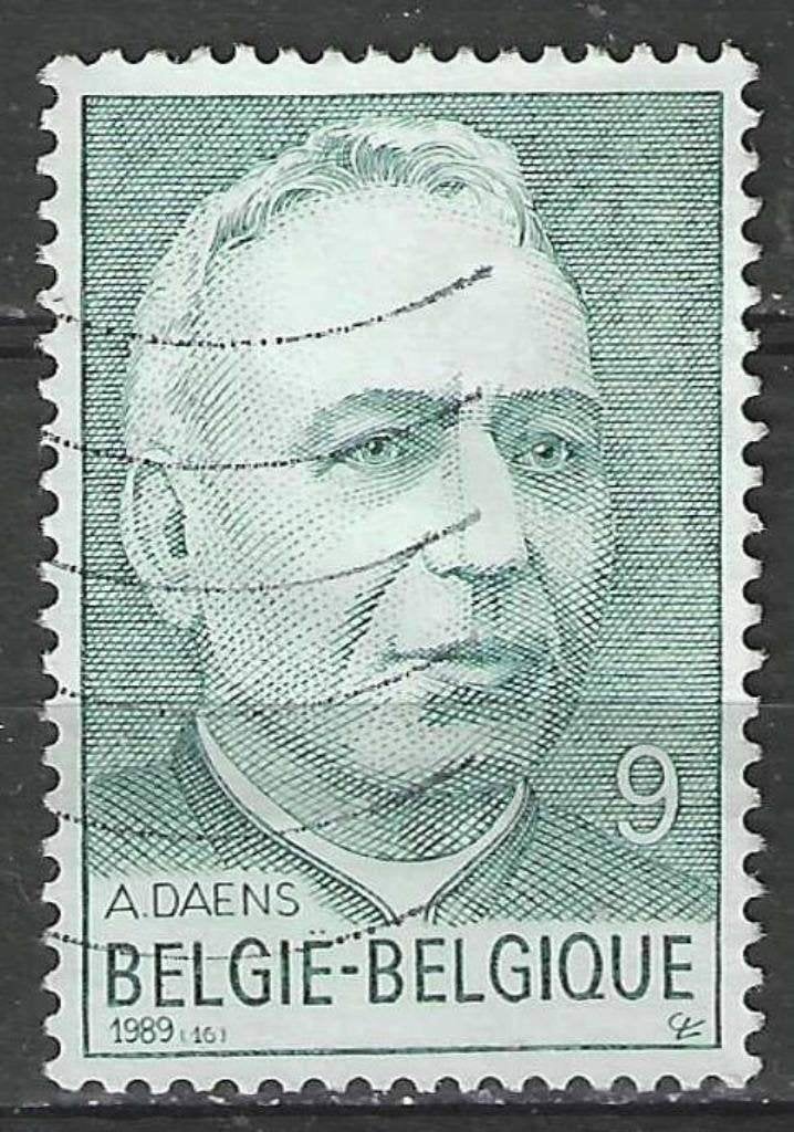 Belgique 1989 - Yvert 2347 /OBP 2348 - Priest Daens (ST), Envoi, Affranchi, Oblitéré
