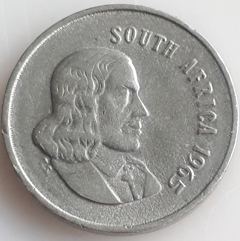 AFRIQUE DU SUD : 5 CENTS 1965 Eng. leg. KM 67,1. UNC, Timbres & Monnaies, Monnaies | Afrique, Enlèvement ou Envoi, Afrique du Sud