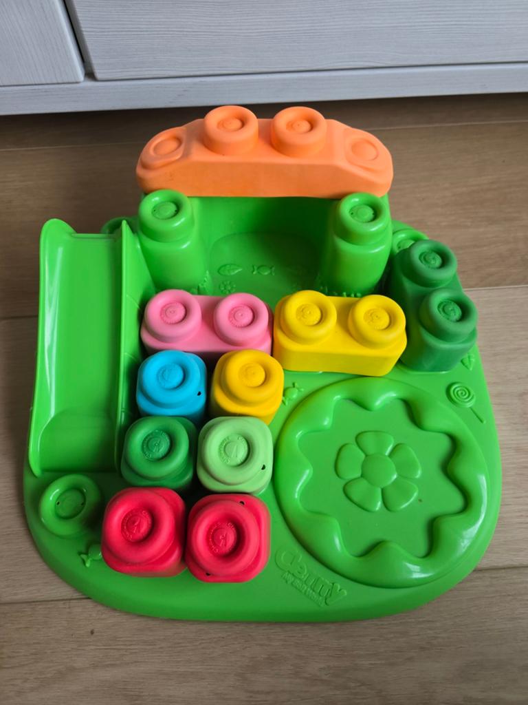 Clementoni soft blokken plaat met 10 blokken, Kinderen en Baby's, Speelgoed | Buiten | Zandbakken, Ophalen of Verzenden