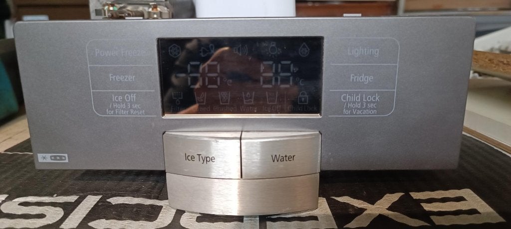 panneau de commande frigo americain samsung RSG5PUMH, Electroménager, Enlèvement ou Envoi, Utilisé
