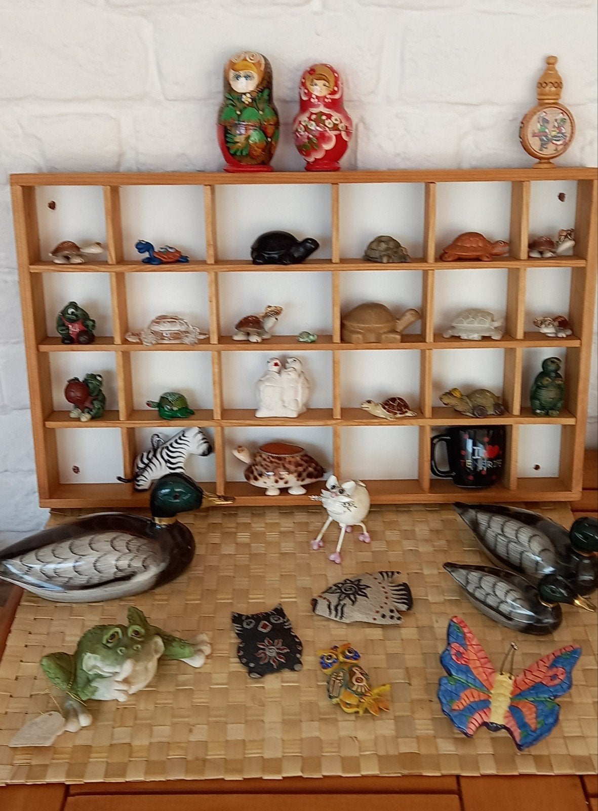 Complete houten letterbak, Verzamelen, Poppenhuizen en Toebehoren, Ophalen