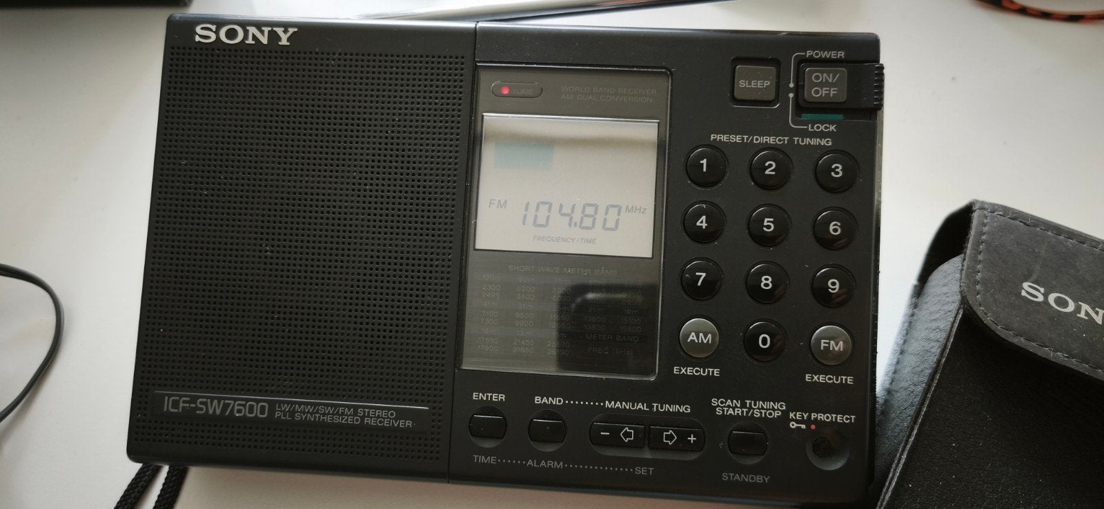 Sony ICF-SW 7600, Enlèvement ou Envoi, Utilisé, Récepteur universel