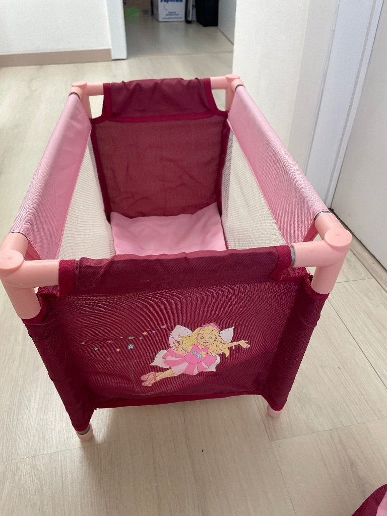 Poppen reisbed en draagtas, Kinderen en Baby's, Ophalen, Gebruikt, Overige typen