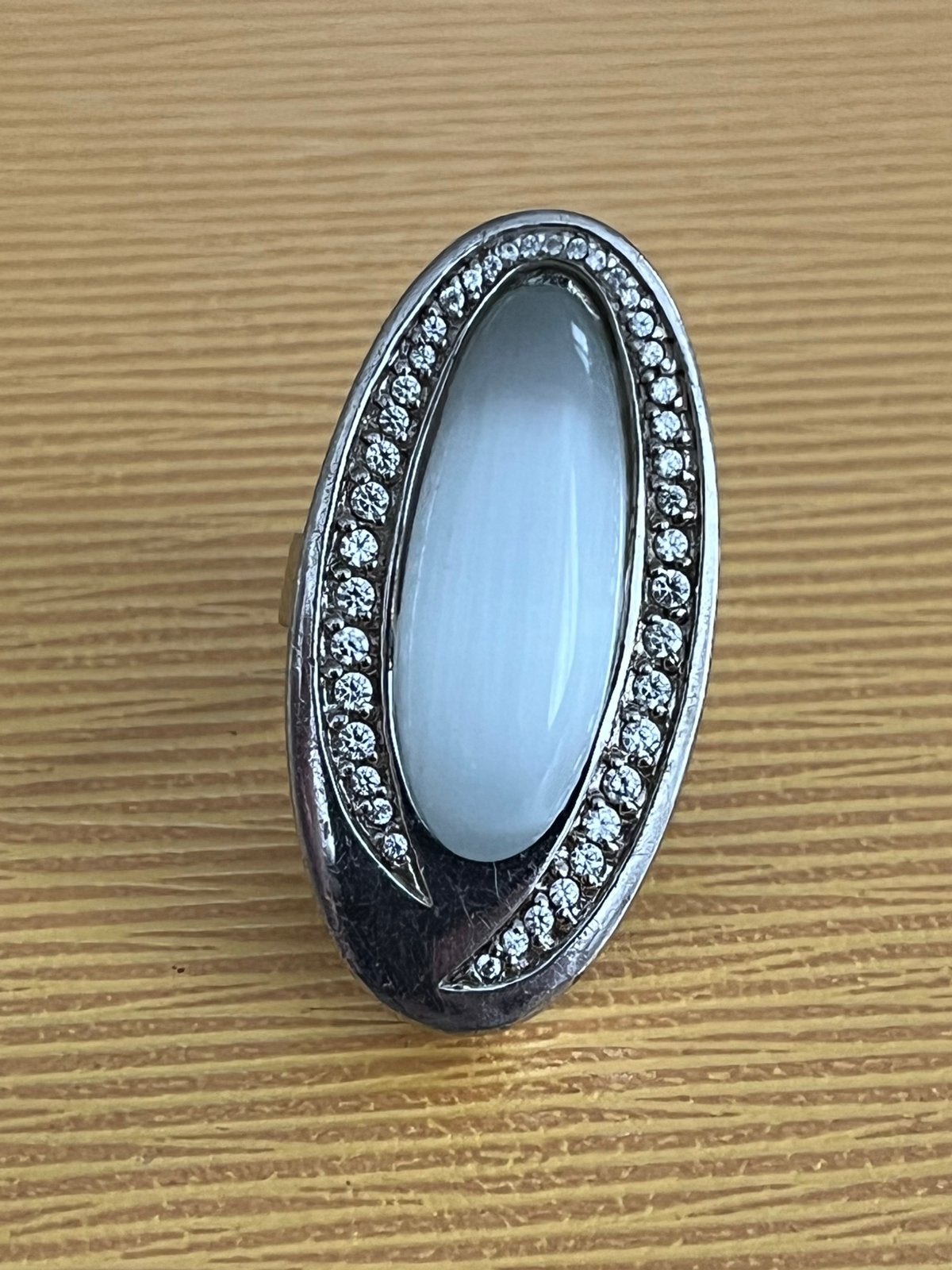 Zilveren ring nona 925, Ophalen of Verzenden, Zo goed als nieuw