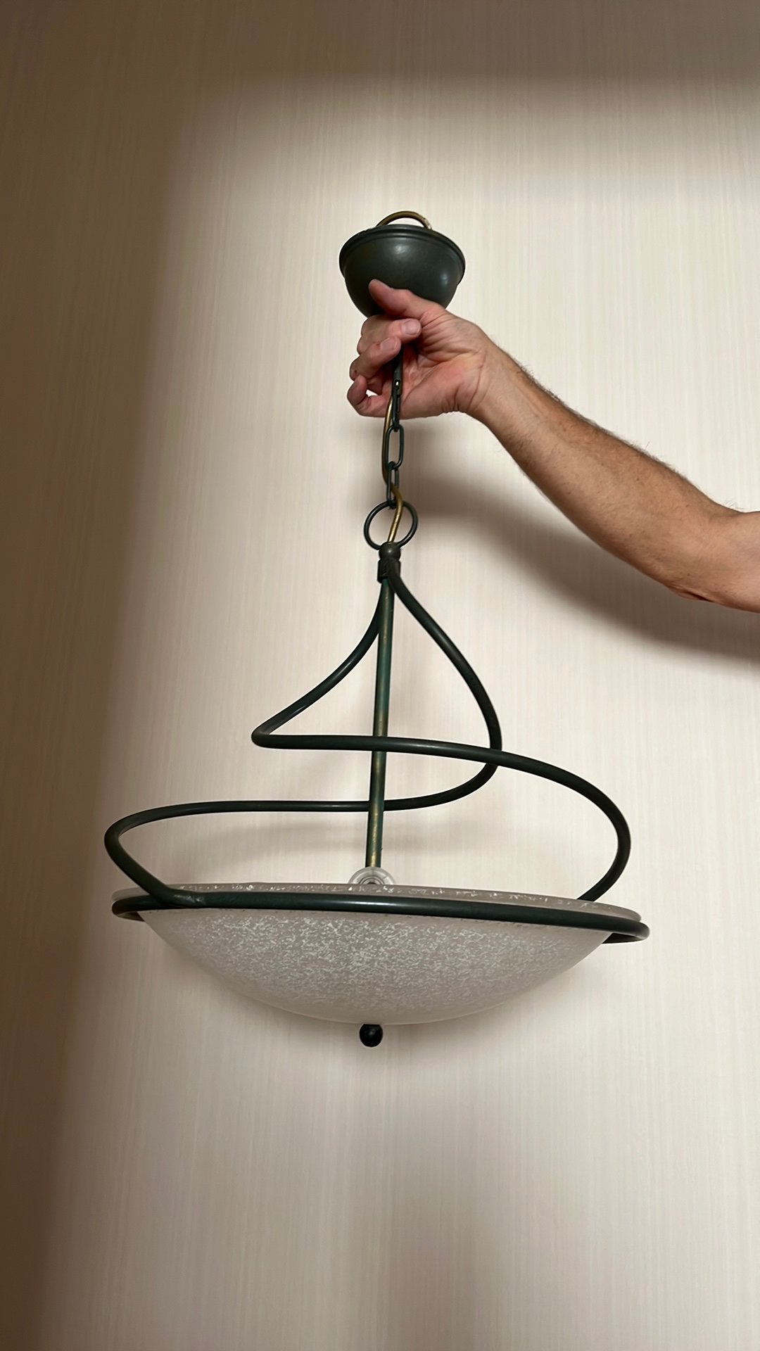 Plafondlamp, Ophalen, Zo goed als nieuw, Plafondlamp