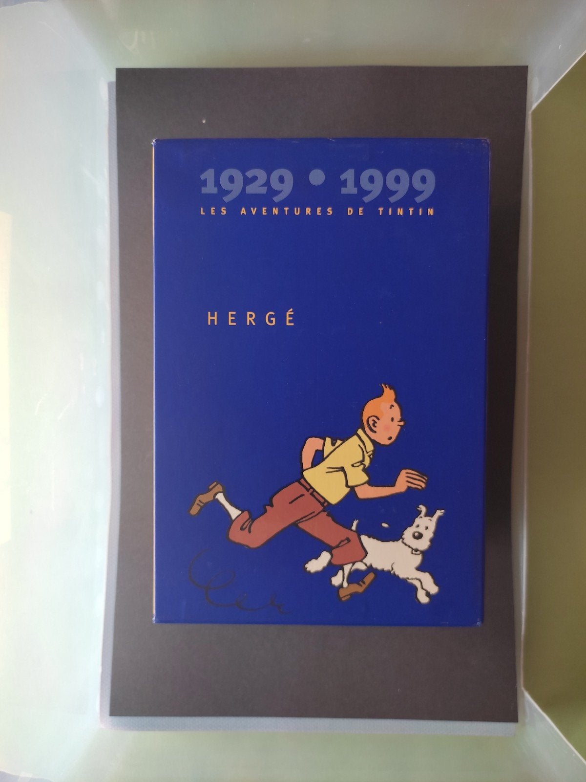 Complete set voor de 70e verjaardag van Kuifje (1929-1999), Boeken, Ophalen of Verzenden, Zo goed als nieuw, Hergé., Meerdere stripboeken