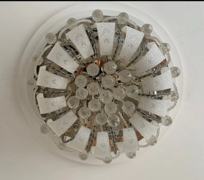 lamp luster, Huis en Inrichting, Lampen | Hanglampen, Ophalen, Zo goed als nieuw