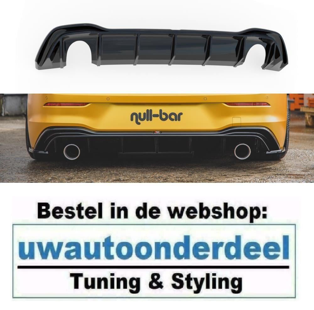 GTI Look Diffuser Met Uitlaat Geschikt Voor Golf 8 Tsi Tdi R, Envoi