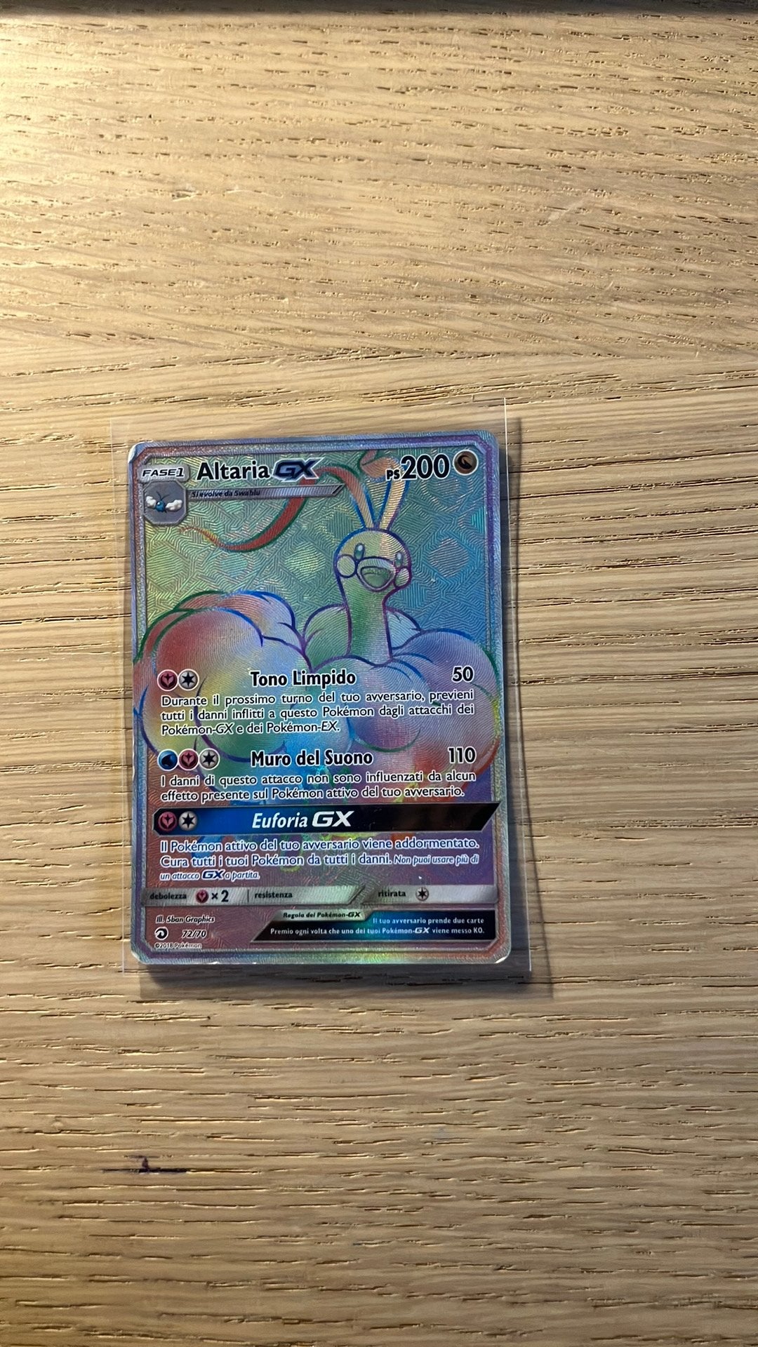 Altaria - pokemon kaart, Verzenden, Zo goed als nieuw, Losse kaart, Foil