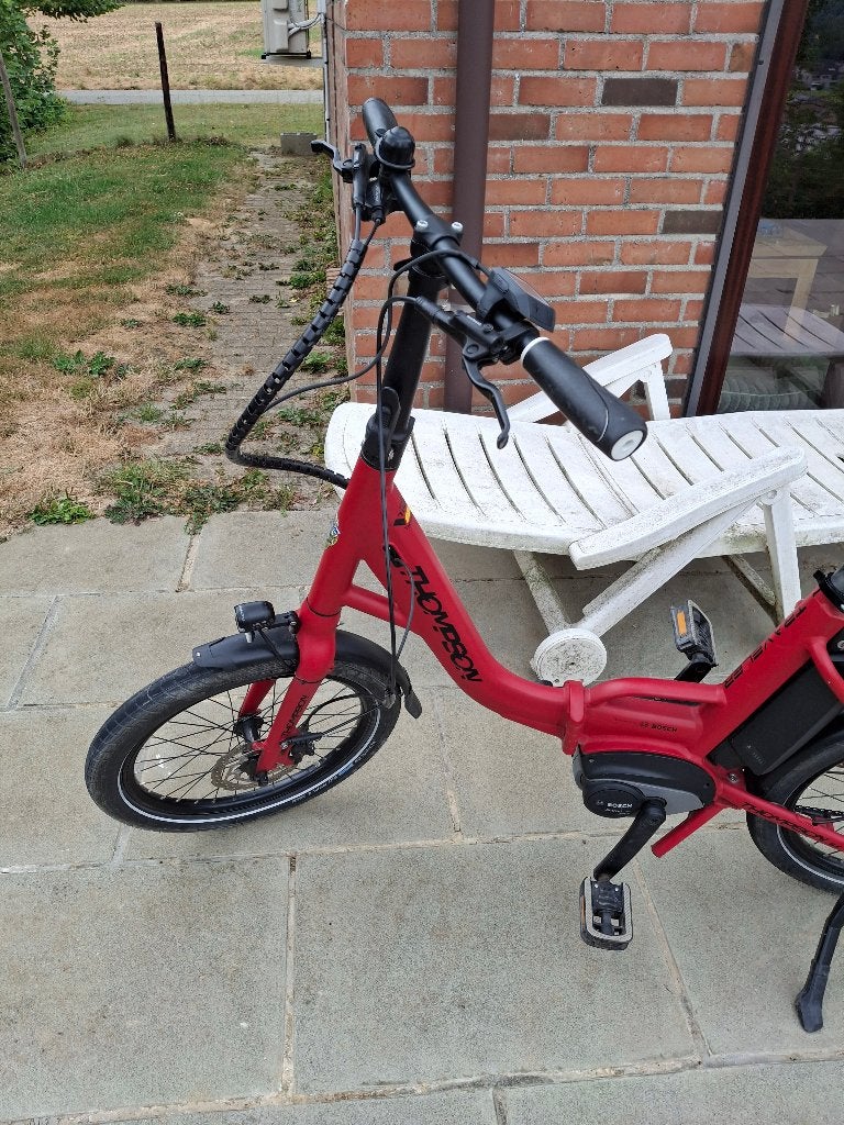 Thompson vouwfiets, Fietsen en Brommers, Elektrische fietsen, Gebruikt, 47 tot 51 cm, 50 km per accu of meer, Ophalen