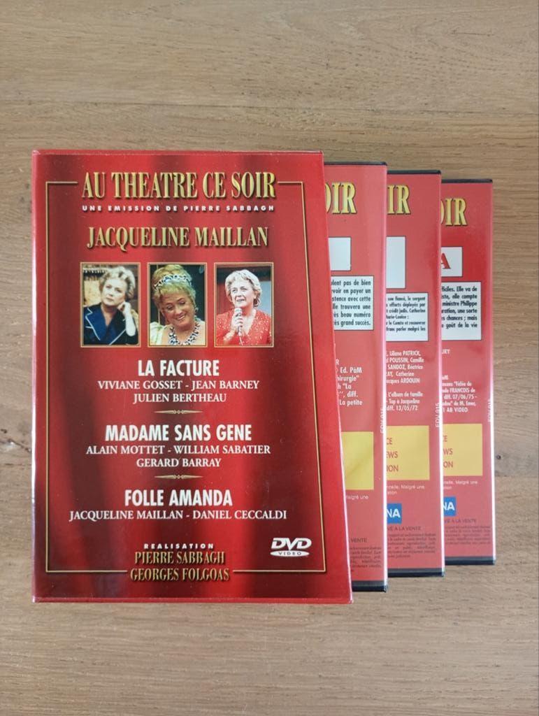 Coffret Jacqueline Maillan - 3 DVD théâtre, Enlèvement ou Envoi, Coffret, Comme neuf, Comédie