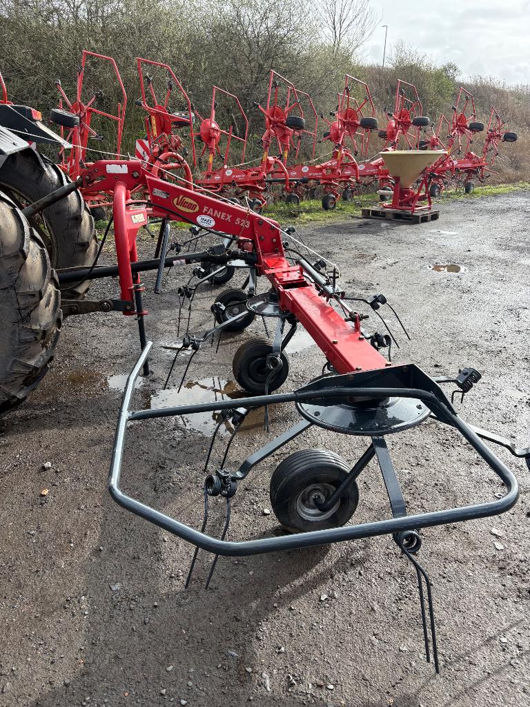 Vicon Fanex 523 hooi schudder, Ophalen, Akkerbouw, Weidebouw