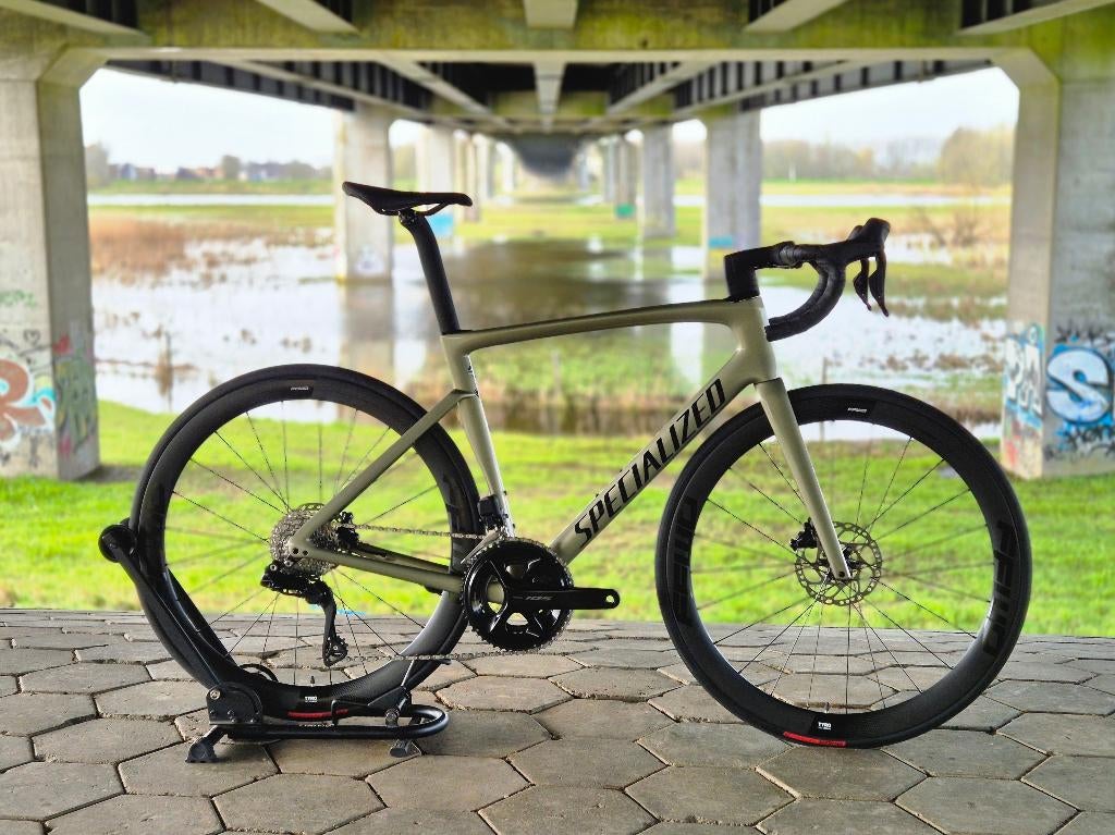 Specialized Tarmac SL7//Carbon//105 Di2//FFWD TYRO//Maat 56, Fietsen en Brommers, 28 inch, Carbon, Zo goed als nieuw, Meer dan 20 versnellingen