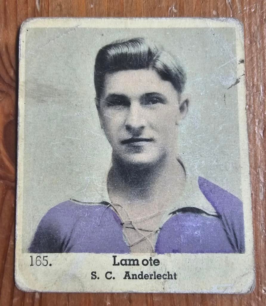 1930s (pre panini) Lecocq 165. Marcel Lamote SC Anderlecht, Ophalen of Verzenden, Zo goed als nieuw, Plaatje