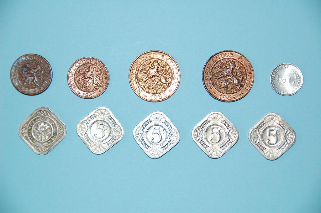 Nederlandse ANTILLEN : 10 verschillende vanaf 1952, Postzegels en Munten, Munten | Nederland, Verzenden, 1 cent, Setje
