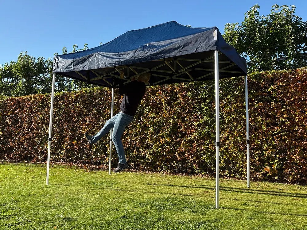 Vouwtent - 2x3m - SolidGreen40 - ecru- magazijn opruiming, Ophalen, Opvouwbaar, Partytent, Minder dan 4 meter