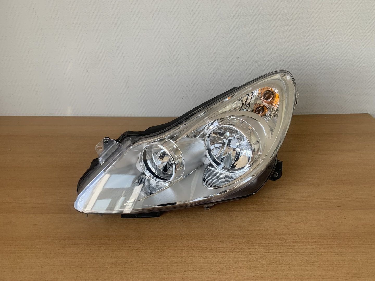 koplamp Links opel corsa D 2006 tot 2010 chroom nette staat, -, Opel, Utilisé, -
