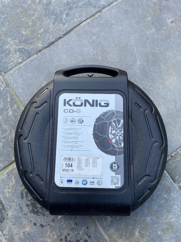 König CD-9 sneeuwkettingen – Maat 104, Auto diversen, Ophalen of Verzenden, Nieuw