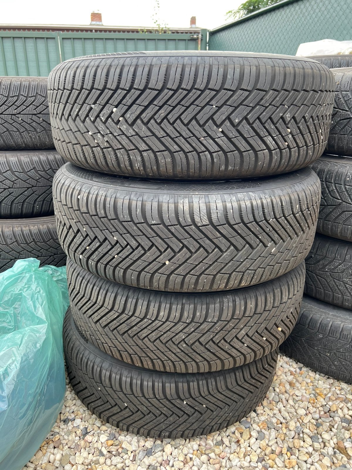 All Season banden met stalen velgen, Ophalen, 16 inch, Banden en Velgen, All Season