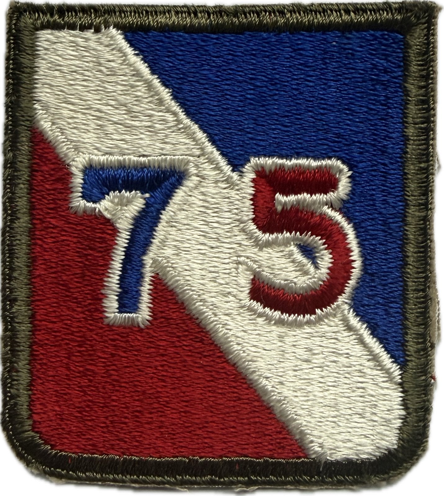 US ww2 patxh 75th Infantry Division (3), Verzenden