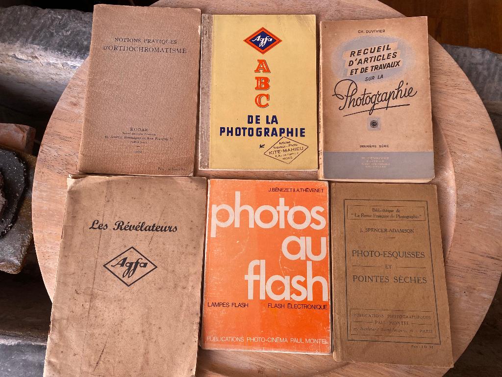 Set van 6 zeer oude fotoboeken, Boeken, Kunst en Cultuur | Fotografie en Design, Gelezen, Différents auteurs, Fotografie algemeen