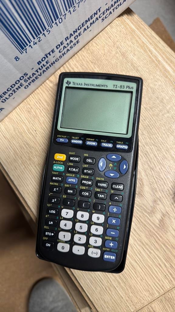 Ti 83 plus, Diversen, Rekenmachines, Ophalen of Verzenden, Zo goed als nieuw