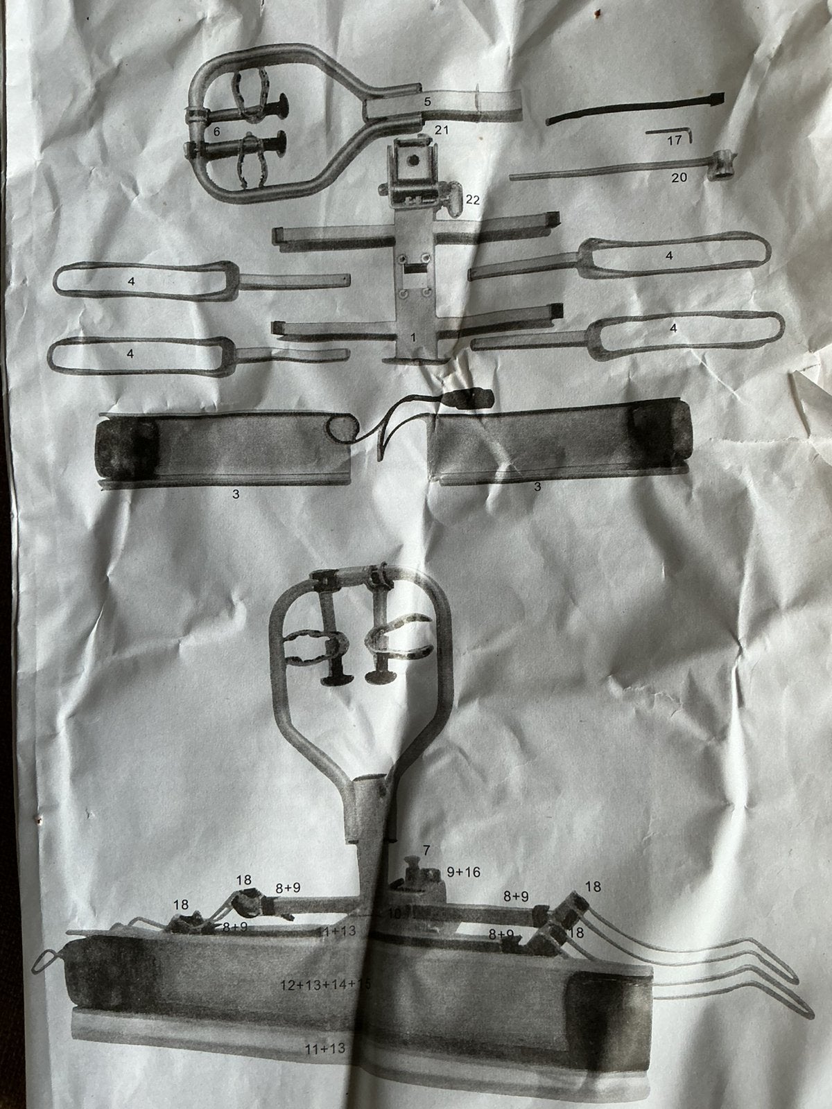 Pieces neuves pour un plateau porte vélo ., Ophalen of Verzenden, Nieuw