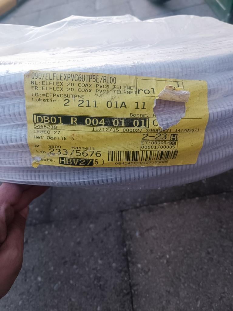 Coax telenet, Doe-het-zelf en Bouw, Ophalen