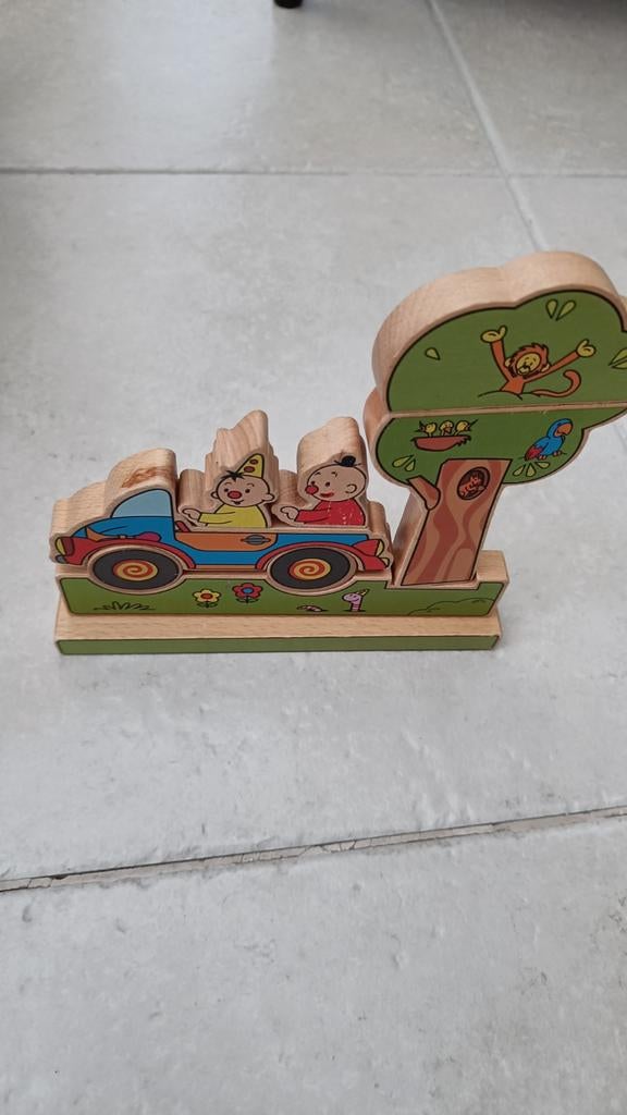 Bumba magnetische houten puzzel, Kinderen en Baby's, Ophalen of Verzenden
