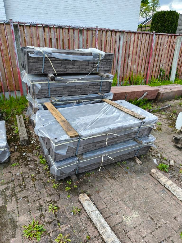 2e keus betonplaten en palen., Ophalen, Zo goed als nieuw, Overige materialen